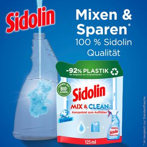 Produktbild für Glasreiniger Sidolin Mix&amp;Clean Cristal, Konzentrat