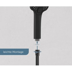 Produktbild für Handbrause Schütte Ravenna, schwarz