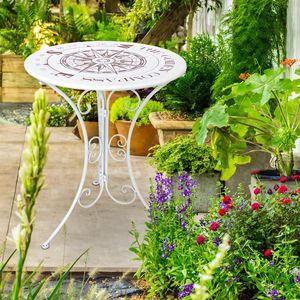 Produktbild für Gartentisch Garden-Pleasure BAYO, Eisen und Stahl