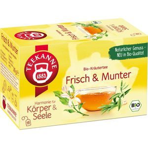 Tee Teekanne Frisch & Munter, Kräutermischung, BIO
