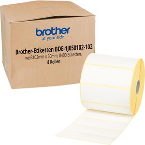 Brother-Etiketten Brother BDE-1J050102-102, weiß