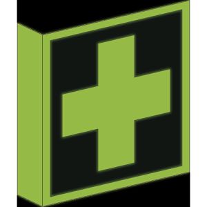 Produktbild für Hinweisschild Abtec ISO 7010 E003 Kunststoff, Fahnenschild