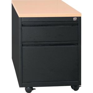Produktbild für Rollcontainer G-Office MPG/2, Metall, schwarz