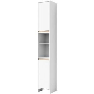 Produktbild für Badschrank Vicco Emma, weiß / sonoma eiche