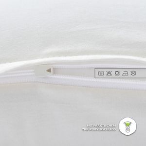 Produktbild für Kissenbezug NatureMark Jersey, Natur/Creme