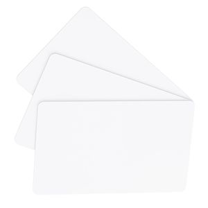 Plastikkarten Böttcher-AG Premium, PVC, blanko, weiß glänzend
