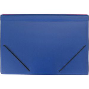 Produktbild für Fächermappe Foldersys 70009-40, A4, blau