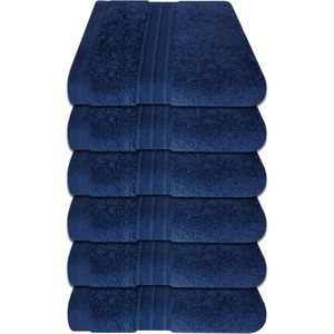 Waschlappen Dyckhoff Siena Set, tintenblau, 30 x 30 cm