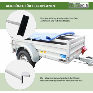 Produktbild für Flachplanenbügel Trutzholm aus Aluminium