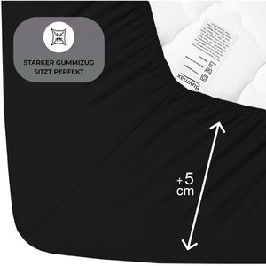 Produktbild für Spannbettlaken Buymax Jersey, 90 x 200 cm