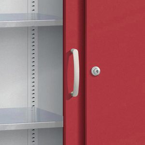 Produktbild für Werkzeugschrank CP-Möbel 2159-00, aus Metall, grau / rot