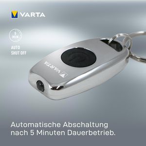 Produktbild für Taschenlampe Varta Key Chain, LED, mit Batterie