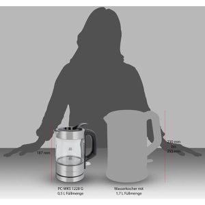 Produktbild für Wasserkocher Proficook PC-WKS 1228 G, transparent