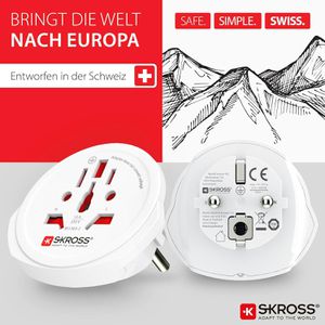 Produktbild für Reiseadapter SKROSS 1.500211 World to Europe