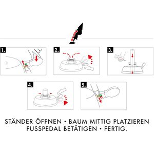 Produktbild für Weihnachtsbaumständer Krinner 94001, Vario Classic, grün