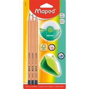Produktbild für Schreibset Maped Black Peps,sortiert, 5-teilig