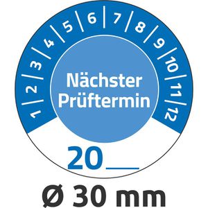 Prüfplaketten Zweckform 7906, nächster Prüftermin