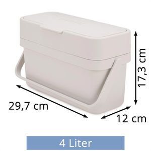 Produktbild für Mülleimer JosephJoseph Compo, stein