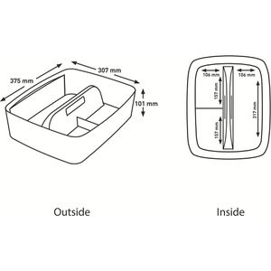Produktbild für Aufbewahrungsbox Leitz MyBox Organiser Groß 5322