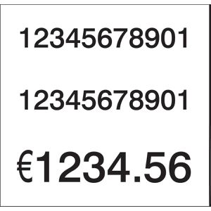 Produktbild für Preisetiketten Böttcher-AG weiß, 29 x 28 mm