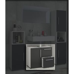 Produktbild für Waschbeckenunterschrank VCM Flandu 913679, stehend
