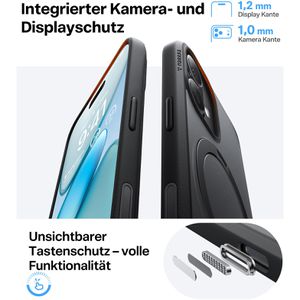 Produktbild für Handyhülle Torras Ostand Spin Series, MagSafe, schwarz