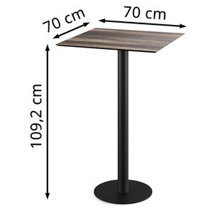 Produktbild für Stehtisch Veba 130041277, tropical wood