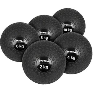 Produktbild für Medizinball Sport-Tec Slamball, 2-10 kg, 5-teiliges Set