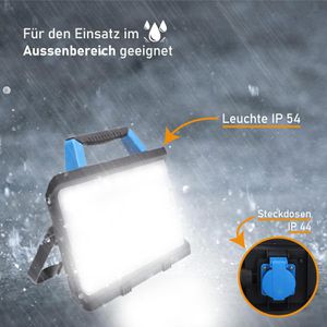 Produktbild für Baustrahler BTEC Worker, LED, Netzbetrieb mit 5 m Kabel