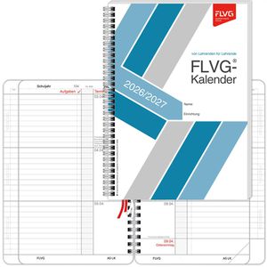 Produktbild für Lehrerkalender FLVG A4LK, blau, Schuljahr 2026/2027