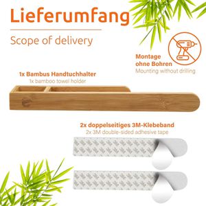 Produktbild für Handtuchhalter ECENCE 32010104, braun