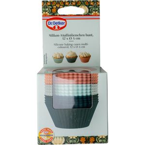Produktbild für Muffinförmchen Dr.Oetker-Küchenhelfer wiederverwendbar Silikon