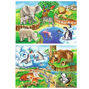 Produktbild für Puzzle Ravensburger 07602, Tiere im Zoo