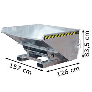 Produktbild für Kippbehälter BAUER EXPO-E 900, für Stapler