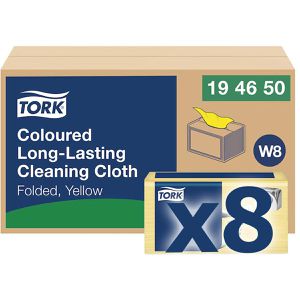 Produktbild für Einwegtücher Tork Long-Lasting, 194650, W8, gelb