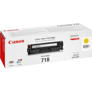 Produktbild für Toner Canon 718Y, 2659B002 gelb
