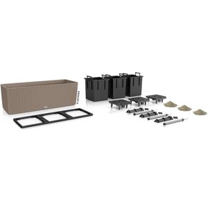 Produktbild für Pflanzkasten Lechuza TRIO Cottage 40 sandbraun