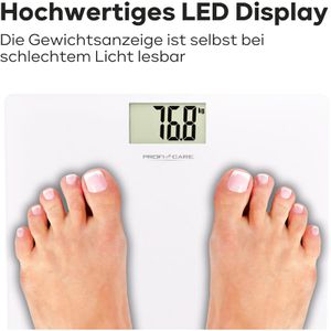 Produktbild für Personenwaage Proficare PC-PW 3122, weiß