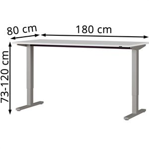 Produktbild für Schreibtisch Germania Agenda, 4244-583, lichtgrau