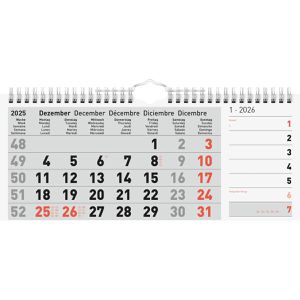Produktbild für 4-Monatskalender Rido-Ide 7033430006, Kombi, Jahr 2026
