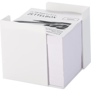 Zettelbox Böttcher-AG weiß, 9,3 x 9,3 cm
