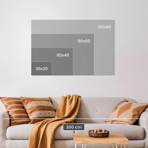 Produktbild für Wandbild Artgeist Zum Sonnenuntergang, 120 x 40 cm