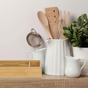 Produktbild für Besteckkasten Relaxdays 10018885 aus Bambus