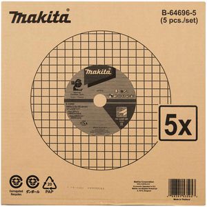 Produktbild für Trennscheibe Makita B-64696-5, Bohrungs-Ø 25,4 mm