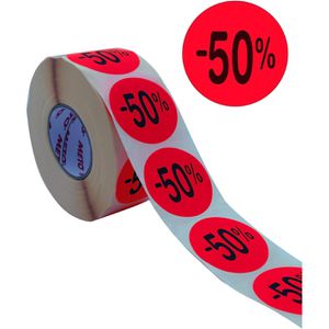 Produktbild für Preisetiketten METO Promoetikett, rot, Ø40mm