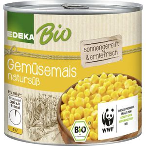Gemüsekonserve Edeka Gemüsemais, BIO