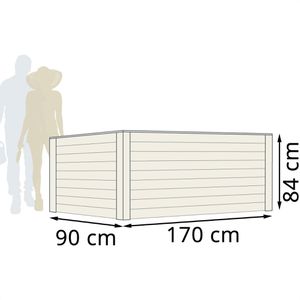 Produktbild für Hochbeet Westmann Klassik 170, aus Lärchenholz