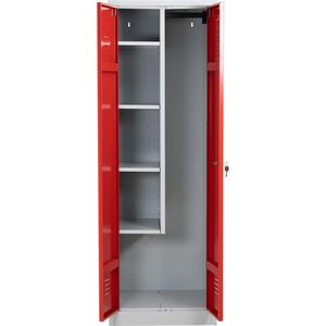 Produktbild für Mehrzweckschrank G-Office CLC/HD.1860, abschließbar, rot