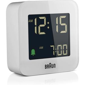 Wecker Braun BC08W DCF weiß, digital