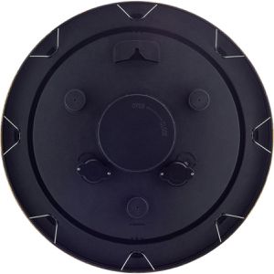 Produktbild für Wanduhr Eurotime 56450-10 outdoor, Metall, analog, Funkuhr